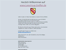 Tablet Screenshot of loeschzug-greffen.de